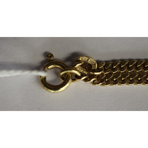59 - 18ct gold chain - Approx weight 15.4g