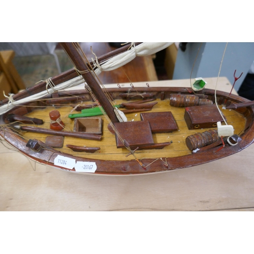 328 - Model sailing boat A/F