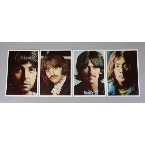 326 - The Beatles White Album - No 0030719 - complete with both albums, one black sleeve, original 4 photo... 