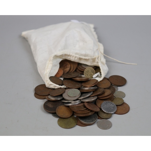 134 - Bag of vintage coins