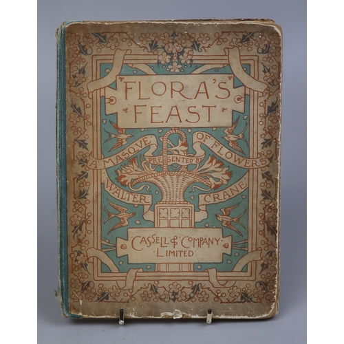 151 - Walter Crane - Flora's Feast - 1st/1st 1889 Cassell & Company - Rare