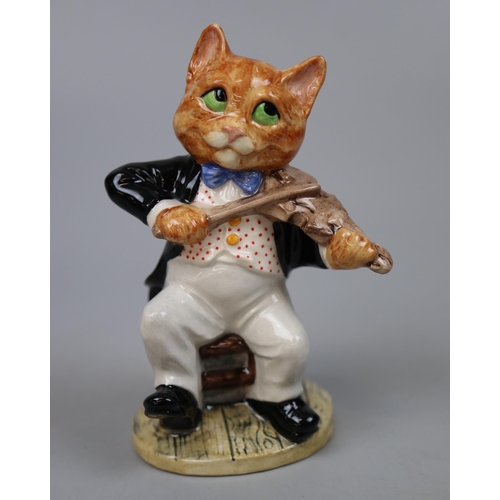 192 - Royal Doulton cat and Fiddle figurine in original box