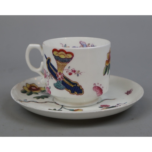 200 - Porcelain tea cup and saucer by George Jones and Sons Ltd ca. 1876 (only other known example of patt... 