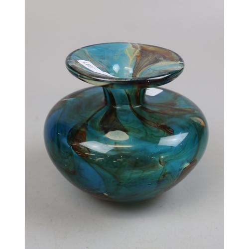 234 - Mdina coloured glass vase