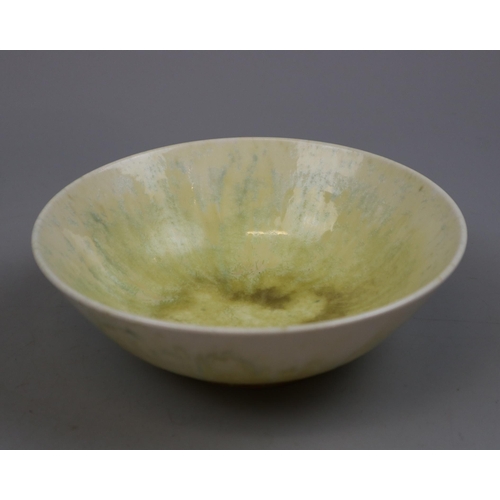 235 - Ruskin pottery crystalline drip-glazed bowl