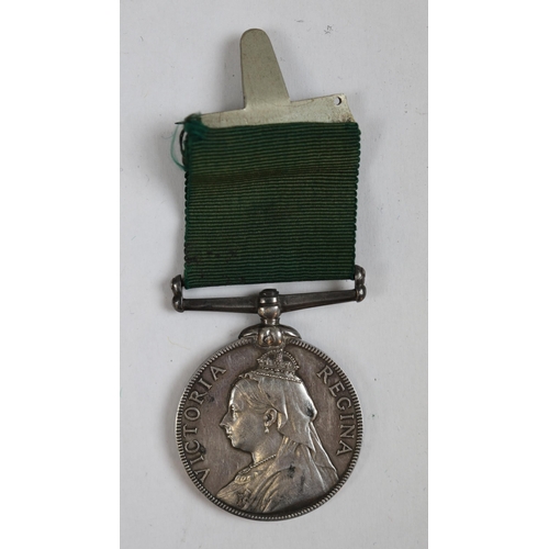 245 - Queen Victoria volunteers Force medal inscribed to A/SGT W Greig of the 1st AV