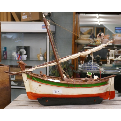 328 - Model sailing boat A/F