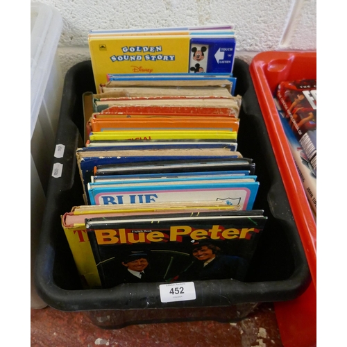 452 - Books - Collection of children's annuals to include Blue Peter etc