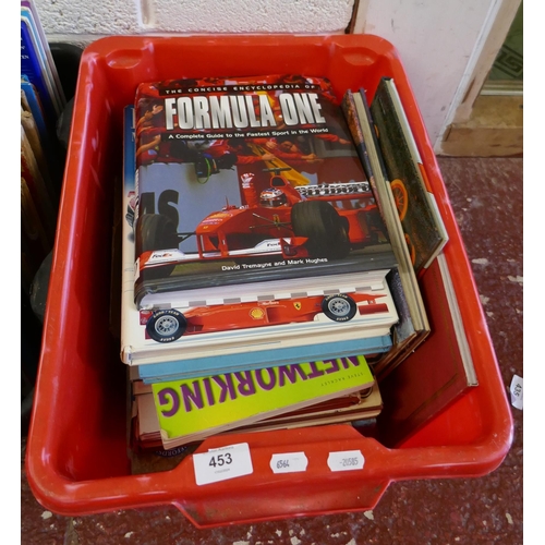 453 - Books - Collection of Formula 1 and racing annuals