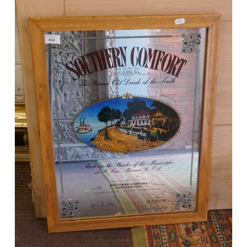 464 - Southern Comfort advertising mirror