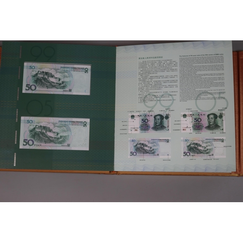 136 - The 5th set of Renminbi of the same number of  people's republic of China bank note album