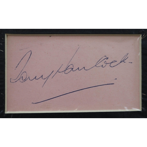 149 - Framed Tony Hancock signature