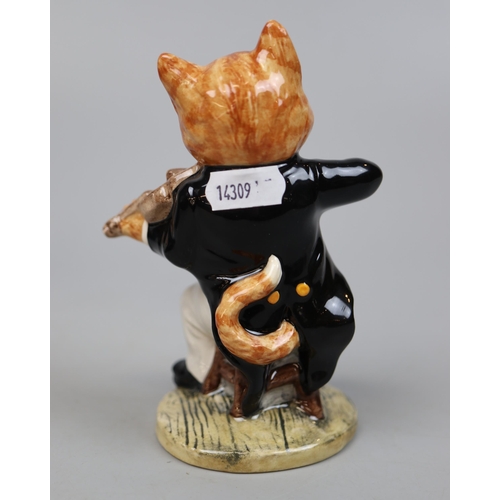 192 - Royal Doulton cat and Fiddle figurine in original box