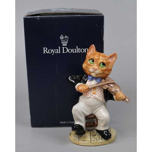 192 - Royal Doulton cat and Fiddle figurine in original box