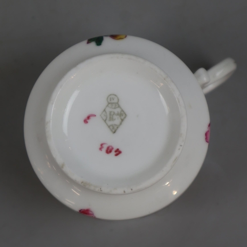 200 - Porcelain tea cup and saucer by George Jones and Sons Ltd ca. 1876 (only other known example of patt... 