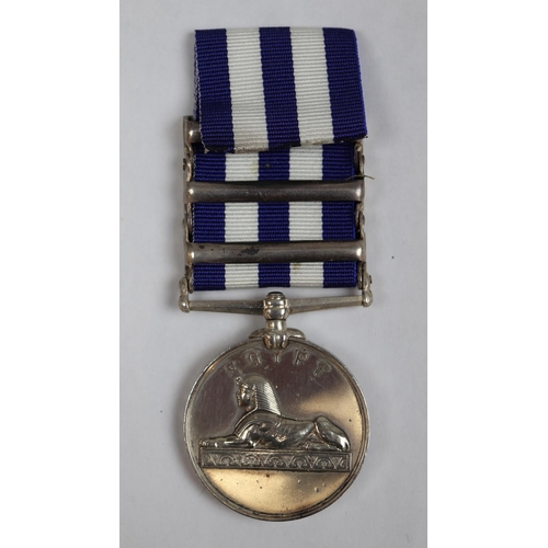 246 - 19th Hussars Egypt Medal 1882-89. Private M Evans 3 bar medal including Abu-Klea light contact marks... 