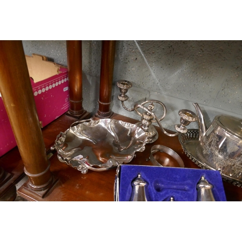 271 - Collection of silver plate