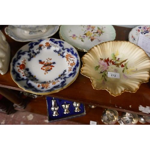 272 - Collection of mostly antique English ceramics