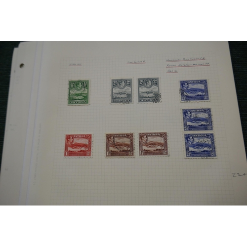 294 - Stamps - Antigua small collection 1935-51