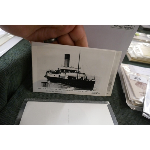 297 - Postcards - early to modern maritime interest in box