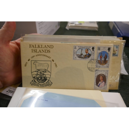 299 - Stamps - Falkland Island range of FDC and commercial covers (35)