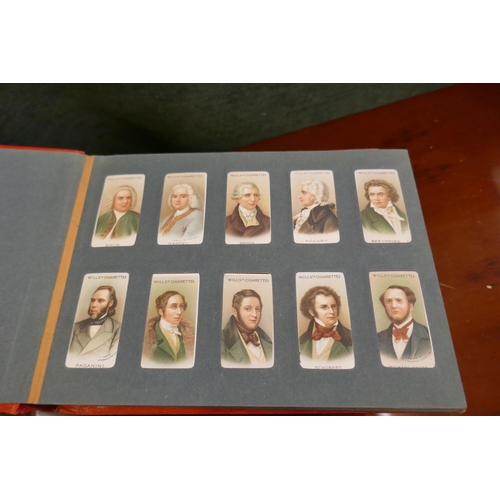 308 - 8 Wills cigarette card albums