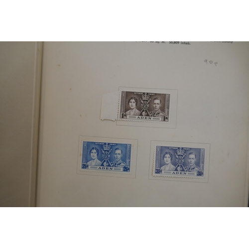 316 - Album of 1937 coronation sets mounted mint catalogued