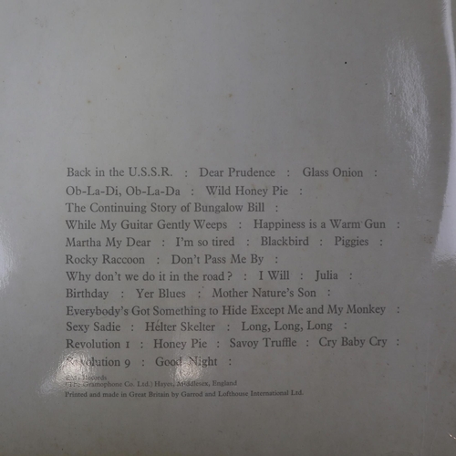 326 - The Beatles White Album - No 0030719 - complete with both albums, one black sleeve, original 4 photo... 