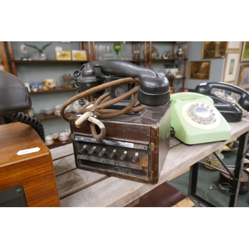 329 - 4 vintage telephones