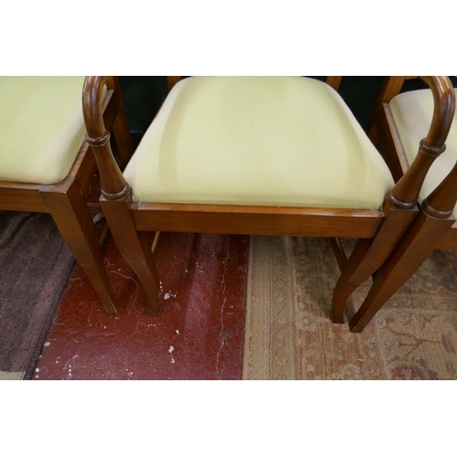 330 - Set of 4 bergere backed chairs to include 2 carvers