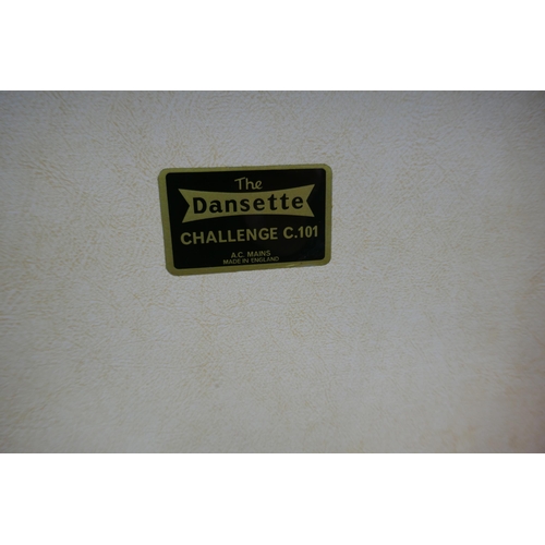 352 - 1960s Dansette portable record player on sputnik legs