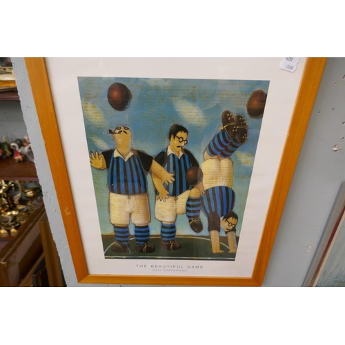 357 - 3 sporting prints by Paul Grenwood