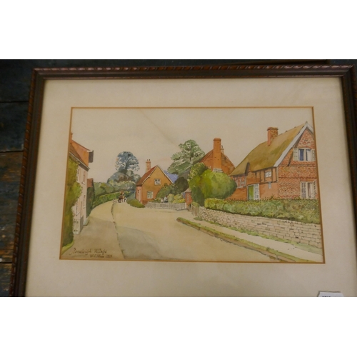 381 - 4 x 1920s watercolours by W.C. Moss and J. Ward