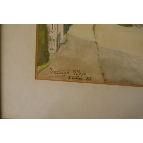 381 - 4 x 1920s watercolours by W.C. Moss and J. Ward