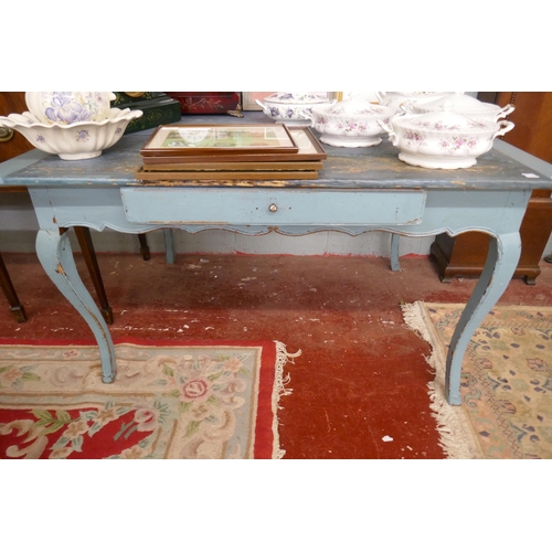 382 - Antique Dutch painted table - Approx size: W: 129cm D: 97cm H: 72cm