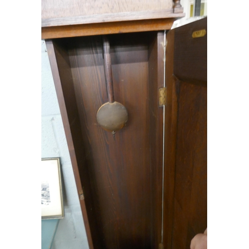 385 - 1920s Art Deco long case clock in working order