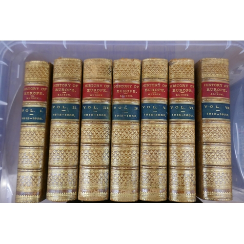 405 - History of Europe 1815-1852 over 8 volumes together with reference book - Reserve TBC