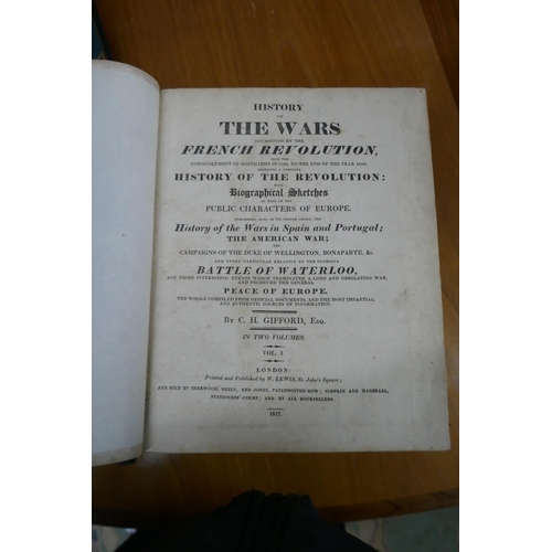 409 - History of the Wars of The French Revolution in 2 volumes