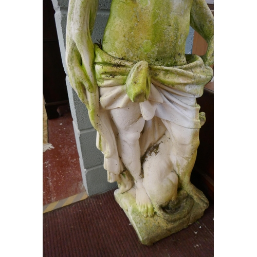 412 - Classical figure garden statue - Approx height: 141cm