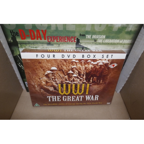 416 - Collection of books and DVDs on WW2