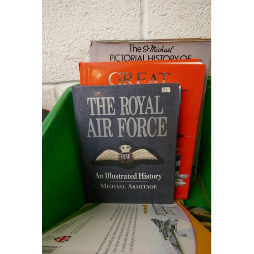 418 - Books - RAF and combat aircraft annuals