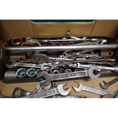 433 - Collection of tools to include King Dick spanners