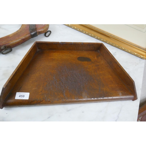 459 - Antique French herb chopping board