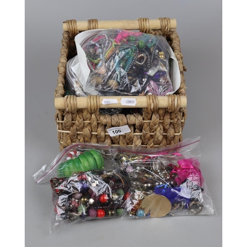 100 - Large collection of costume jewellery