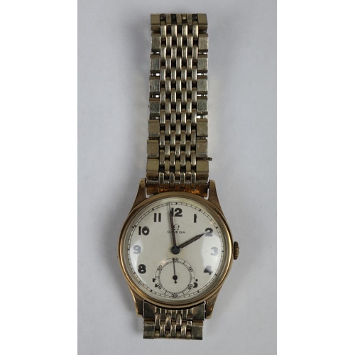 105 - Omega gold cased Gents Watch