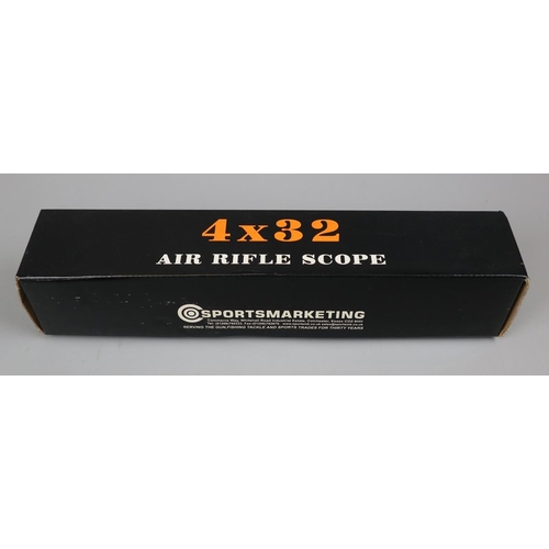 131 - .22 Air rifle together with telescopic scope