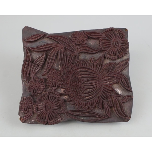 154 - Batik carved printing block