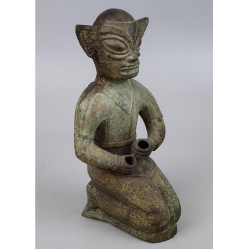 189 - Chinese bronze figure - no reserve - Approx height 29cm