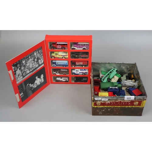 225 - Collection of die cast model vehicles to include The Chocolate Collection