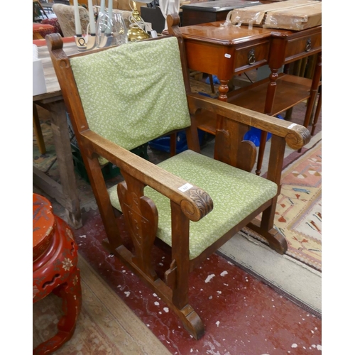 327 - Unusual Dutch armchair